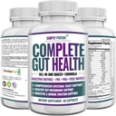 Gut Salute completa, Enzimi Digestivi Plus Prebiotici, Probiotici e Post Biotic Supporto Gastrointestinale, Supporti Gut Health & Immune Funzione, 60 Capsule