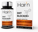 DHT Blocker Hair Growth Supplemento, Vegan & Plant-Based Formula per gli uomini e le donne, Supporta la crescita dei capelli, Sicuro per gli adulti - Saw Palmetto, Biotin, Capsaicina, e Reishi Mushrooms