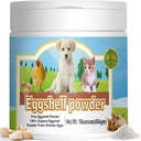 Supplemento di calcio della polvere di uovo per cani e gatti(16 oz), Grande per Osteoporosi & Labor Whelping, alternativa sicura alla polvere di farina di ossa, migliora le articolazioni di nutrimento, supporta denti sani