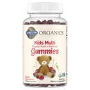 Giardino della vita Organici bambini Gummy Vitamine, Certificato Organico, Non OGM & Vegan Complete Children's - B12, C & D3 Gluten, Soy & Dairy Free Real Fruit Chew Gummies, Multi, Ciliegia, 120 Conte