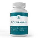 Ingredienti originali puri L-Glutamina Aminoacido naturale, Non OGM & Gluten-Free (100 capsule)