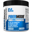 Evlution Nutrition FiberMode - Fibra + Polvere Probiotica - Salute Digestiva & Supporto Immune - 1bil CFU Probiotici + 5g Fibra - Gluten Free & Vegan - Non aromatizzato - Integratore alimentare - 30 Serve