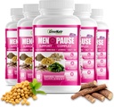 GreeNatr Herbal Menopause Complesso di supporto per Flash Hot, Night Sweats & Mood Swings Relief. Promuove i livelli di ormone bilanciato - Cohosh nero, Dong Quai, radice di liquirizia e foglie di Kelp (6 bottiglie)
