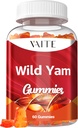 Wild Yam Root Gummies 1000mg – Dioscorea Villosa Integratore a base di erbe per le donne – Menopause & Hormonal Balance Support – Supporta il benessere delle donne – Non OGM, Senza glutine, Vegan – 60 Chewables