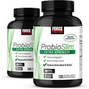 Fattore di Forza ProbioSlim Extra Forza, Integratore Probiotico per Donne e Uomini con 30 miliardi di CFU e Estratto di tè verde per Gut Health Support, Bloating e Gas Relief, 120 Conteggio (Pack of 2)