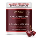 Life's Fortune 5000mg L- Arginina Supplement Powder & 1000mg L-Citrulline, High Potency Nitric Oxide Health Booster, Endurance, Workout Performance, Natural Cherry Flavor (20 Servings)