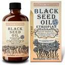 Olio Etiope Seme Nero 16oz – Extra Forza 3x Thymoquinone – 100% Pure ColdPressed Nigella Sativa – Immune, Joint, Hair and Skin Support