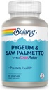 Solaray Pygeum e Saw Palmetto con supplemento di Cranactin, 90 Conte