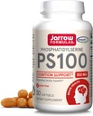 Jarrow Formulas PS100 Phosphatidylserine 100 mg, integratore alimentare per la salute del cervello e il supporto di cognizione, 30 Softgels, 10-30 giorni di alimentazione