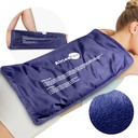 Pacchetti di ghiaccio di fondo flessibili per lesioni riutilizzabili, 11 "x 20" Wrap del pacchetto freddo per il collo della gamba del ginocchio Rilievo del dolore della spalla del collo dell'anca, terapia di compressione fredda per il gonfiamento, levigature, chirurgia