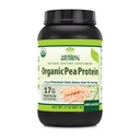 Herbal Secrets Organic Pea Protein Powder | 2 Lbs. | 17 Grammi Proteine Per Serving | 4.2 Grammi BCAA Supplement | Non OGM | Gluten Free | Made in USA
