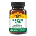 Country Life R-Alpha Lipoic Acid Complex 300mg - Alpha-Lipoic Acid 270mg & R-Lipoic Acid 30mg - Antiossidante Support - No Yeast, Corn, Wheat, Soy, Gluten, Milk - Alpha Lipoic Acid Supplement