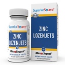 Sorgente superiore Lozenjets di zinco - Integratore di supporto del sistema immunitario - Sistemi di aiuto di supplemento di vassoio e funzioni - Supplemento di zinco per le donne e gli uomini - 60 compresse di dissolve istantanee