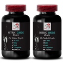 Integratore giornaliero - NITRIC OXIDE BOOSTER - Integratori di ossido nitrico per gli uomini, Integratore di esercizio, Aumentare le prestazioni, Concentrazione di potenza, formula Stamina, Booster di resistenza, Booster muscolare 2 Bottiglia 120 Tabs
