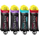 NewTrition® Extra Strength Energy Shots 1.7 fl oz (Pack of 24, 4 Sapori) - 250mg di caffeina con B Vitamine & Aminoacidi, Zucchero Zero Calorie Vitamin Energy Drink per Focus & Endurance (Mixed-1)