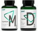 Puori Vitamina D3 e Magnesio Integratore di Zinco Bundle per Funzione Muscolare Sana, Salute di Bone, Supporto Immune e Riassorbimento di Calcio- Non OGM e Senza Glutine
