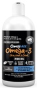 Olio di pesce Omegease per cani e gatti - Più fine per gli animali Omega 3 per gatti e cani - Supplemento per la pelle e cappotto, prurito, spargimento, articolazioni e salute immunitaria - Olio di pesce puro al 100% Omega con EPA & DHA (16 oz)