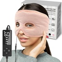 Moist Heat Sinus Pressure Relief Mask with 3 Heat Settings, Extra Large Face Heat Pad for Eyes, Sinusitis, Hormone Migraine, Tension Headache Relief