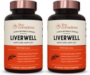 Pulizia del fegato, ringiovanimento, supporto metabolico - Integratore del fegato per la salute del fegato w / estratto di cardo del latte altamente biodisponibile, N-Acetil Cysteine, acido lipoico alfa, zinco, selenio - 2 Pack
