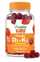 Vitamina D3 K2 Gummies | 1000iu D3 e K2 100mcg | Supplementi D3 e K2 per la salute e l'immunità di ossa | VIT D3 K2 per bambini | 60 Gummies