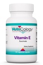 Nutrizione Vitamina E Succinate Supplemento - per uomini e donne, 400 IU D-Alpha-Tocoferyl, Antiossidante, Capsule Vegetariani - 100 Conte