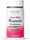 Best Nest Wellness Women's Probiotics - Gut & Brain Health Support Supplement - Formula con Strains Probiotici Multiple - Integratore Digestivo di Supporto per Donne - 30 Capsule