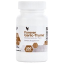 Forever Living - Forever Garlic-Thyme - Supporto cardiovascolare e immunitario con estratto di aglio 10mg & 50mg polvere di foglia di timo - Softgel inodore, senza glutine - 100 Softgels