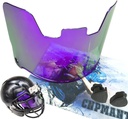 No Fog Football Visor, Giovani e Adulti Casco Viosor. Visiera di protezione facciale per accessori di casco da calcio, resistenza agli urti, resistente ai graffi, blocco UV, riduce il vetro, OK Clarity