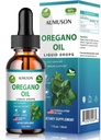 Olio di origano Gocce liquide con Carvacrol,Vitamina E - 6 mesi di fornitura olio di origano Gocce estratto di tintura, Cleanse, Detox, Supporto immunitario, Salute Digestiva Gut - Olio di origano puro Vegan 1oz