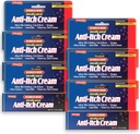 Natureplex Massimo Rilievo Medicated Anti-Itch Cream 1.5oz (6 Pack) – Fast Relief per Rashes, Bites, Sunburn, Cuts, Burns, Poison Ivy & More – Cooling Menthol & Pramoxine – Made in USA