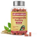 Ashwagandha Gummies, LAB Tested, 60 Count,1500mg,3% Withanolides, Peach Mango Flavour, Integratore ideale per la tua intera famiglia.
