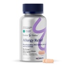 Foster & Thrive Fexofenadine HCl Non Drowsy Allergy Relief per Hay Fever, Pollen, Itchy Eyes, and Seasonal Allergies, Supporto efficace per bambini e adulti, 180 mg, 100 compresse