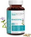 Biovitalia Natural Bacopa Supplemento capsule Supporta funzione cervello 1000mg - 60 Capsule