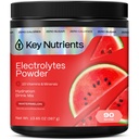 KEY NUTRIENTs Multivitamin Electrolytes Powder No Sugar for Recovery - Refreshing Watermelon Electrolyte Powder - Polvere di idratazione - No Calorie, Polvere di elettroliti senza glutine - 90 Serve