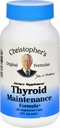 Christopher's Thyroid Maintenance - 485 mg - 100 capsule vegetariane