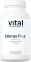 Vital Nutrients Energy Plus | Supporto non stimolatorio per l'energia a base di erbe | Promuove Mental & Physical Stamina | Supporto adaptogenico per lo stress | Gluten, Dairy, Soy Free | Non-GMO | 120 capsule