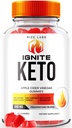 rize labs Ignite Keto ACV Gummies per la perdita di peso avanzata, Keto Ignite Supplement (60 Gummies)
