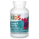 California Oro Nutrizione Olio di Pesce Omega-3, Fragola Naturale, 60 Pesce Gelatina Softgels