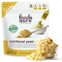 Foods Alive Non-Fortified Premium Nutritional Yeast Flakes, 6 oncia Disfortified formaggio vegan in polvere condimento