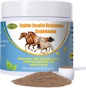 Integratore di resistenza all'insulina per cavalli, Cavalli di sostegno con livelli di insulina elevati,Laminite, Sindrome di Cuscino, Piedi di Sore Cronico,Torna alla Pastura, 0,44 lbs