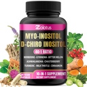 Zolotus Myo-Inositol & D-Chiro Inositol Ideal Ratio Integratore Inositol con Bitter Melon, Latte Thistle, Turmerico, Gymnema, Chasteberry, Ceylon Cinnamon, Ashwagandha, Berberina - 90 Capsule