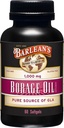Integratori di olio di Borage di Barlean, Olio di Boraggio Puro Pressato a Freddo Integratore di Olio di Semi di Semi Softgels per Uomini e Donne, 1000 mg GLA acidi grassi, 60 Conte
