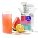 Calm Drink Mix - Rilassamento Aiuto con Magnesio, Ashwagandha, L-teanina, & Vitamina D - Supporta Regolazione Cortisol e Mood per Uomini e Donne - Anguria Limonata Flavor 7 Sticks