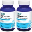 Klaire Labs SFI Health Ther-Biotic Metabolic Formula Probiotic - Supporta il metabolismo + Sistema immunitario - Probiotici vegetariani - Ipoallergenico, Dairy-Free (60 Capsule / 2 Pack)