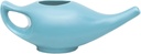 Vaso in ceramica per la pulizia nasale | Trattamento naturale dell'infezione del seno | Include 10 Sachet Neti Salt | 225 Ml. (7.6 FL Oz) Capacità | Colore blu