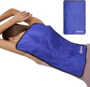 Pacchetto ghiaccio extra grande per lesioni riutilizzabili, terapia fisica freddo pacchetto w/2 cinghie per il sollievo del dolore del ginocchio posteriore completo, caldo freddo compressore Gel Ice Wrap per gonfiare, spazzole, grande Ice Pad 23.2" x 14,5" blu