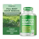 Supplemento Deodoranti Corpo, pillole naturali di controllo dell'odore interno per gli uomini e le donne, capsule di clorofilla per la pelle, il respiro e la salute del fegato (60 capsule)