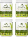 Integratore organico a base vegetale per pelle, cappotto, salute digestiva e immunitaria in cani (12 oz); naturale, olistico e Vet approvato, Add to Dog Food, cibo per cani fatto in casa, cibo per cani crudo, Vegan, 4 Pack