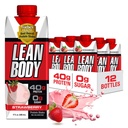 Labrada Lean Body Ready-to-Drink Protein Shake, 40g Protein, Whey Blend, 0 Sugar, Gluten Free, 22 Vitamine & Minerals, 17 Ounce (Cartone riciclabile & Lid - Confezione da 12) LABRADA