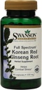 Swanson Premium Full-Spectrum Korean Red Ginseng Root 400 mg 90 Caps - Confezione di due